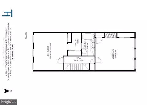 Floorplan - 328 Constitution Ave NE, Washington, DC 20002 photo 2 of 3