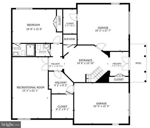 Floorplan - 2107 Foxhall Rd NW, Washington, DC 20007 photo 1 of 3