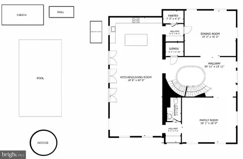 Floorplan - 2107 Foxhall Rd NW, Washington, DC 20007 photo 2 of 3