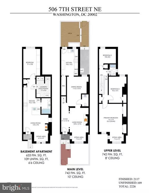 Floorplan - 506 7th St NE, Washington, DC 20002 photo 1 of 4