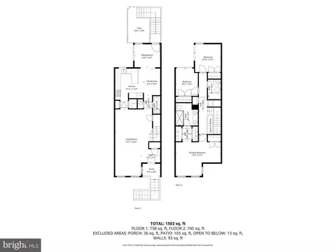 Floorplan - 253 14th St SE #A, Washington, DC 20003 photo 3 of 3