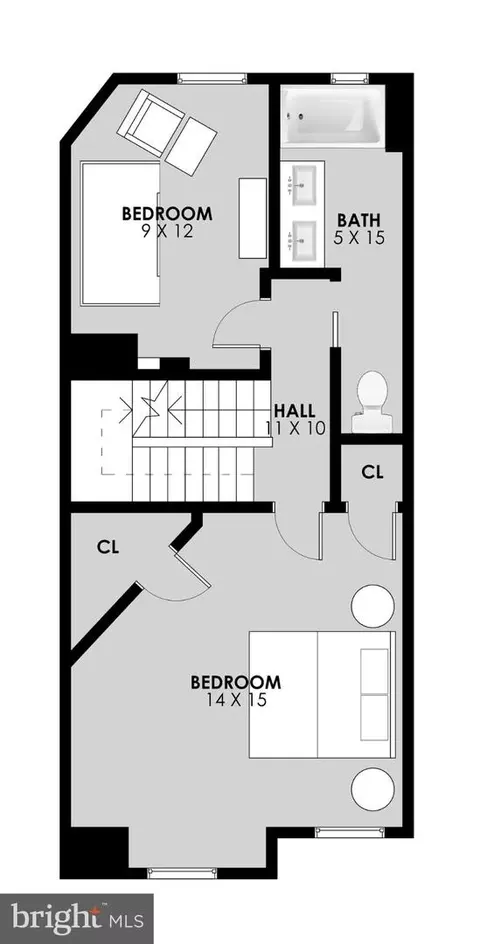 Floorplan - 1027 6th St NE, Washington, DC 20002 photo 2 of 3