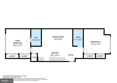 Floorplan - 2105 M St NE #10, Washington, DC 20002 photo 2 of 2