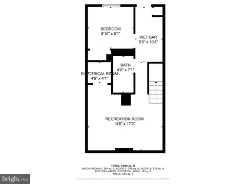 Floorplan - 1926 Bennett Pl NE, Washington, DC 20002 photo 4 of 4