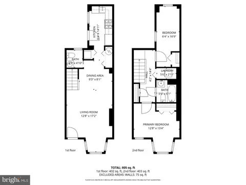 Floorplan - 813 12th St NE, Washington, DC 20002 photo 3 of 3