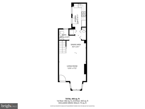 Floorplan - 813 12th St NE, Washington, DC 20002 photo 1 of 3