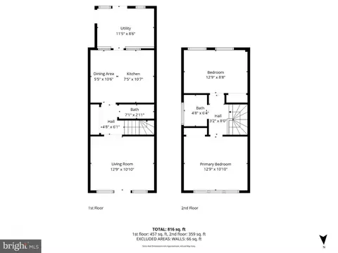 Floorplan - 1841 L St NE, Washington, DC 20002 photo 1 of 3