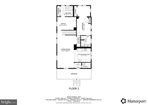 Floorplan - 1335 Maple View Pl SE, Washington, DC 20020 photo 2 of 3