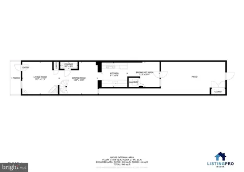Floorplan - 907 8th St NE, Washington, DC 20002 photo 1 of 3