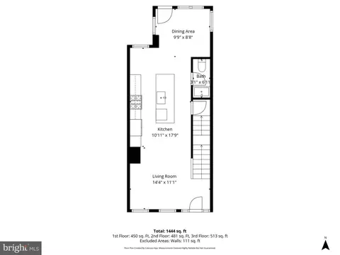 Floorplan - 220 V St NE, Washington, DC 20002 photo 2 of 4