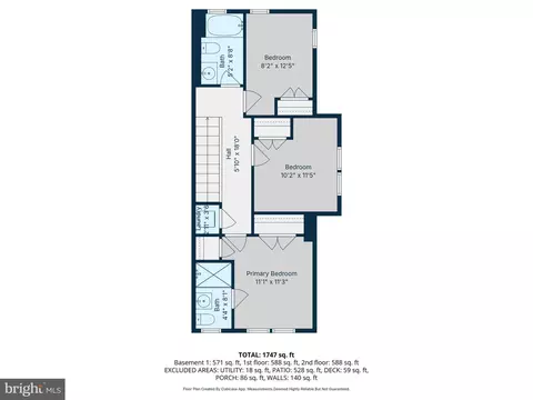 Floorplan - 758 Gresham Pl NW, Washington, DC 20001 photo 2 of 3