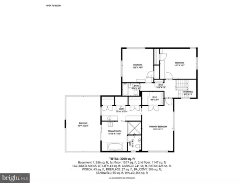 Floorplan - 2400 44th St NW, Washington, DC 20007 photo 2 of 4