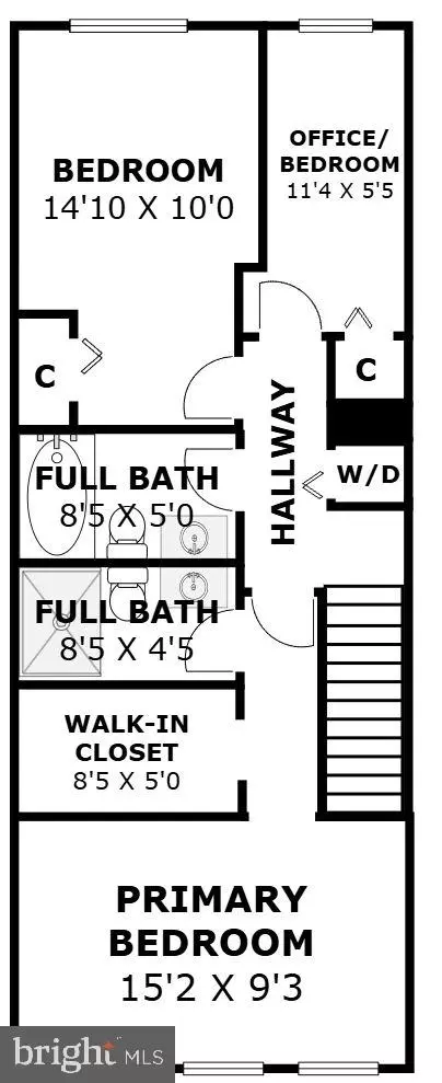 Floorplan - 1917 H St NE, Washington, DC 20002 photo 2 of 3