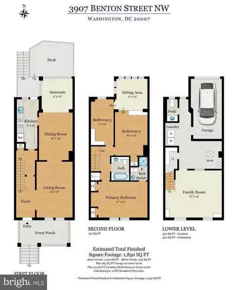 Floorplan - 3907 Benton St NW, Washington, DC 20007 photo 1 of 1