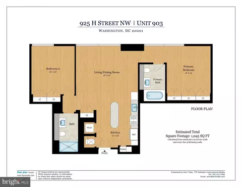 Floorplan - 925 H St NW #903, Washington, DC 20001 photo 1 of 1