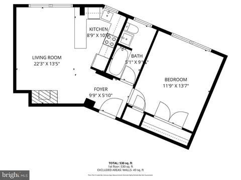 Floorplan - 18 9th St NE #307, Washington, DC 20002 photo 1 of 1
