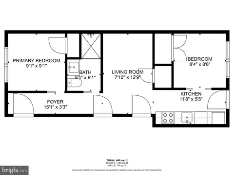 Floorplan - 833 19th St NE #1, Washington, DC 20002 photo 1 of 1