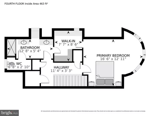 Floorplan - 1810 15th St NW #2, Washington, DC 20009 photo 3 of 4