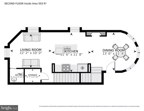 Floorplan - 1810 15th St NW #2, Washington, DC 20009 photo 1 of 4