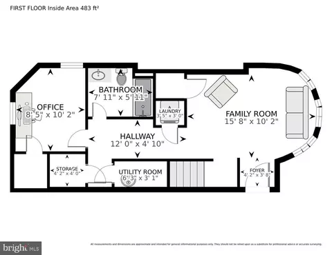 Floorplan - 1810 15th St NW #2, Washington, DC 20009 photo 4 of 4