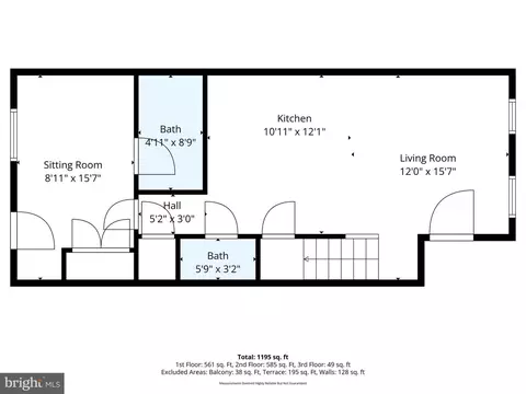 Floorplan - 1253 Mount Olivet Rd NE #3, Washington, DC 20002 photo 4 of 4