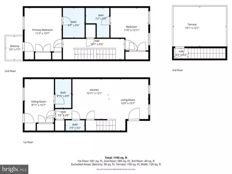 Floorplan - 1253 Mount Olivet Rd NE #3, Washington, DC 20002 photo 3 of 4