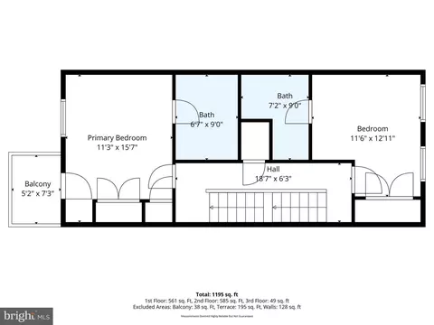 Floorplan - 1253 Mount Olivet Rd NE #3, Washington, DC 20002 photo 1 of 4