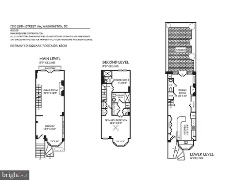 Floorplan - 1310 29th St NW, Washington, DC 20007 photo 1 of 1