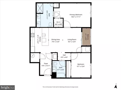 Floorplan - 919 12th St NE #303, Washington, DC 20002 photo 1 of 1