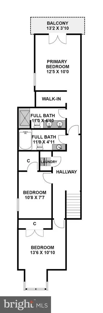 Floorplan - 11 S Street Nw Unit 1 NW, Washington, DC 20001 photo 2 of 2
