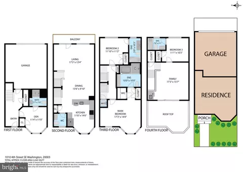 Floorplan - 1010 4th St SE, Washington, DC 20003 photo 1 of 2