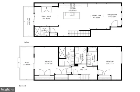 Floorplan - 641 M St NE #1, Washington, DC 20002 photo 1 of 1