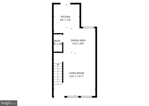 Floorplan - 1845 Corcoran St NE, Washington, DC 20009 photo 2 of 3