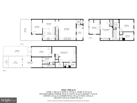 Floorplan - 1609 44th St NW, Washington, DC 20007 photo 1 of 1