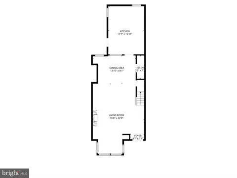 Floorplan - 1112 I St SE, Washington, DC 20003 photo 1 of 3
