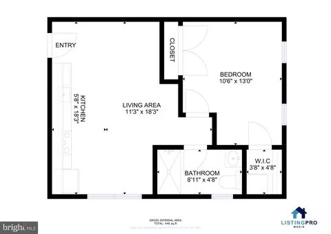 Floorplan - 1831 2nd St NE #207, Washington, DC 20002 photo 1 of 1