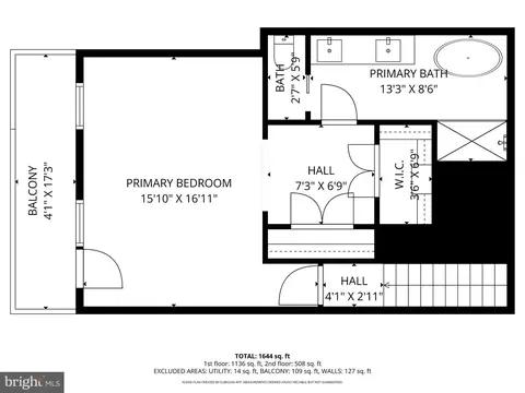 Floorplan - 1419 Upshur St NW #2, Washington, DC 20011 photo 2 of 3