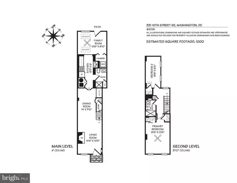 Floorplan - 331 10th St SE, Washington, DC 20003 photo 1 of 1
