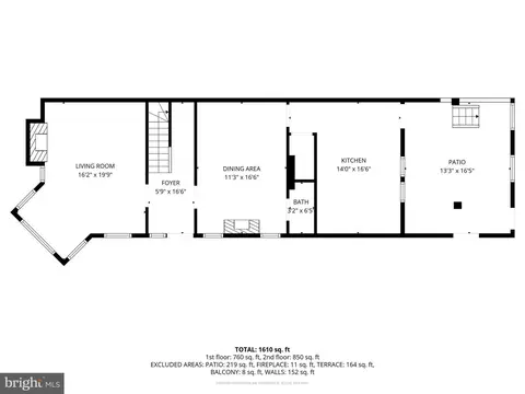 Floorplan - 400 7th St SE, Washington, DC 20003 photo 1 of 3