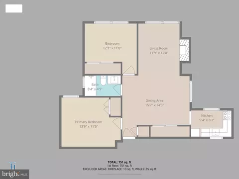 Floorplan - 520 E Street St NE #205, Washington, DC 20002 photo 1 of 1