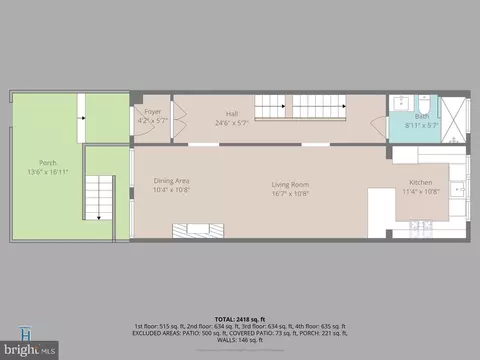 Floorplan - 319 C St SE, Washington, DC 20003 photo 3 of 5