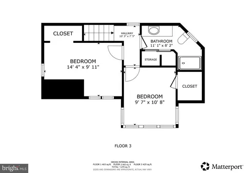 Floorplan - 2107 S Street St NW #A, Washington, DC 20008 photo 3 of 3