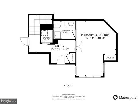 Floorplan - 2107 S Street St NW #A, Washington, DC 20008 photo 1 of 3