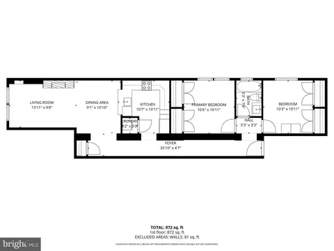 Floorplan - 308 E Capitol St NE #8, Washington, DC 20003 photo 1 of 1