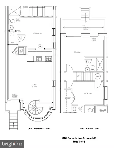 Floorplan - 631 Constitution Ave NE, Washington, DC 20002 photo 3 of 4