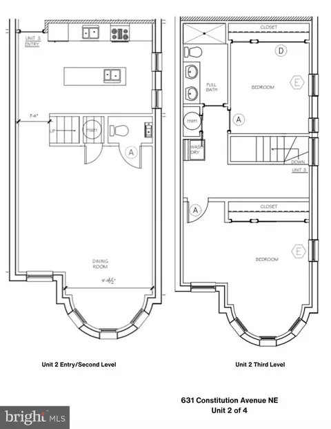 Floorplan - 631 Constitution Ave NE, Washington, DC 20002 photo 2 of 4