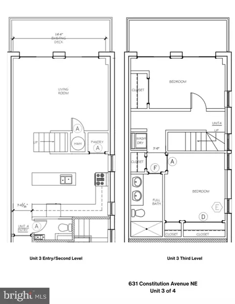 Floorplan - 631 Constitution Ave NE, Washington, DC 20002 photo 1 of 4
