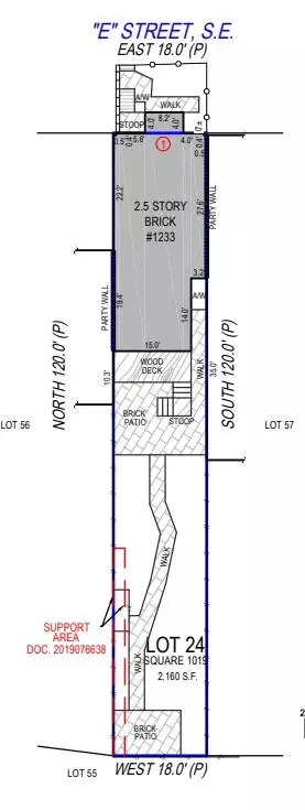 Floorplan - 1233 E St SE, Washington, DC 20003 photo 1 of 1