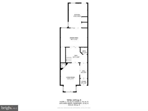 Floorplan - 131 R St NE #A, Washington, DC 20002 photo 1 of 3