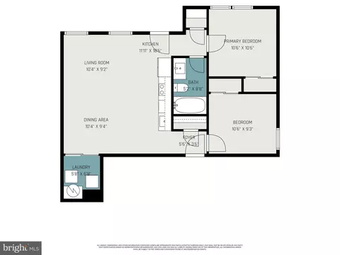 Floorplan - 2216 40th Pl NW #4, Washington, DC 20007 photo 1 of 1